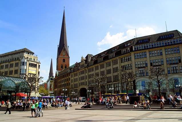 Rathaus in Hamburg.