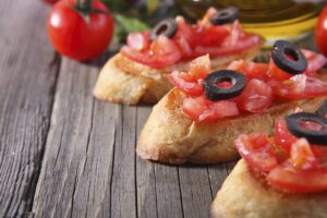 Frische Bruschetta